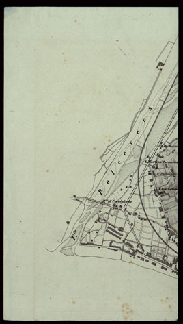 (N:24028) CARTA TOPOGRAFICA DEI DINTORNI DI GENOVA (PARTE NORD-EST) ALLA SCALA DI 1 al 9450 LITOGRAFIZZATA NEL 1851 - Fog. N.7 ALLEGATO. (CA003561) Carte e stampe antiche: riproduzione a colori su carta (formato A4)