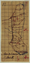 (N:24842) ELEMENTI PER LA FORMAZIONE DI UNA CARTA DELLA TOSCANA ALLA SCALA DI 1:28.800 - LIVORNO. (CA005618) Carte e stampe antiche: riproduzione a colori su carta (formato A4)