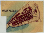 (N:15533) ORBETELLO E DINTORNI - DISEGNO 1 (CA005689) Carte e stampe antiche: riproduzione a colori su carta (formato A4)