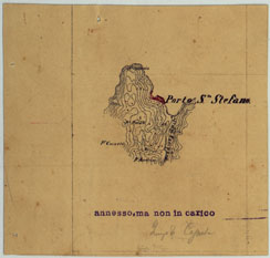 (N:24871) ORBETELLO E DINTORNI - DISEGNO 7 (CA005695) Carte e stampe antiche: riproduzione a colori su carta (formato A4)