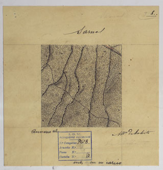 (N:13541) VESUVIO E DINTORNI - FOGLIO 8 SARNO. (CA006567) Carte e stampe antiche: riproduzione a colori su carta (formato A4)