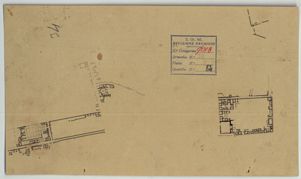 (N:15722) Scavi di Pompei - Foglio 34 (CA006794) Carte e stampe antiche: riproduzione a colori su carta (formato A4)