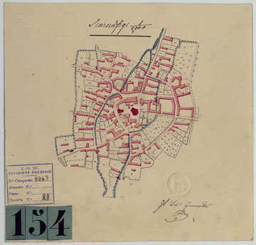 (N:10537) BRA, CASALGRASSO, CAVALLERMAGGIORE, FAULE, MONASTEROLO, MORETTA, MURELLO, POLONGHERA, SANFRE', SCARNAFIGI, SOMMARIVA DEL BOSCO, VILLAFRANCA - Scarnafigi (CA008760) Carte e stampe antiche: riproduzione a colori su carta (formato A4)