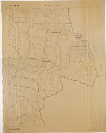(N:15266) RILIEVO DELLA ZONA DI LITTORIA COL METODO NISTRI - Foglio G2-H2 - Prato Cerreto (B0002586, B0002587, B2586-87) Carte e stampe antiche: riproduzione digitale a 150 DPI