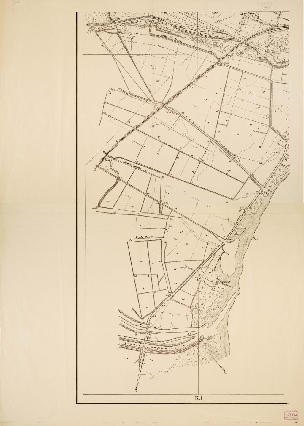 (N:13756) PIANTA DELLA CITTA' DI SIRACUSA - Foglio 4 (B0006607, B0006608, B6607-08) Carte e stampe antiche: riproduzione digitale a 150 DPI