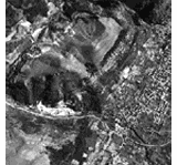Foto aerea in bianco e nero