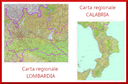 Carta regionale della Lombardia e Carta regionale della Calabria